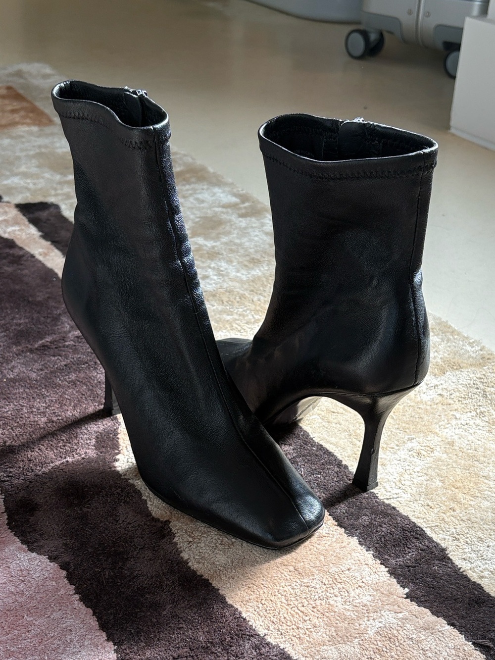 Reformation Leather Ankle Boots